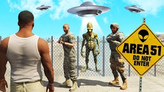 I Found ALIENS in AREA 51 in GTA 5 [upl. by Nilauqcaj]