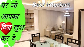 Savitry Green Zirakpur apartment  Apartment Interior design  Best living room interior design idea [upl. by Averyl]