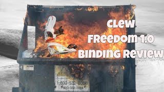 The Clew Freedom 10 Snowboard Binding Review [upl. by Reyaht]