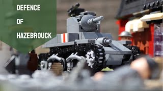 The defense of Hazebrouck France  Lego WW2 moc [upl. by Dviad187]