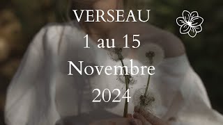 Verseau ♒️ 1 au 15 Novembre 2024  Tout est clair  On passe à autre chose 🙏♥️ [upl. by Spark891]