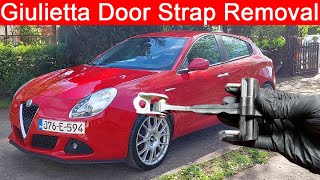 Alfa Romeo Giulietta Door Strap Stop Removal and Replacement [upl. by Assert]