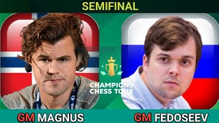 🟢 Semifinals  Magnus Carlsen vs Vladimir Fedoseev  Chessable Masters 2024 [upl. by Engenia]