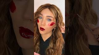 Lip amp cheek stain 😱 lipstichack lipstain lipcombo makeuptutorial lipgloss makeupchallenge [upl. by Oetsira221]