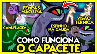 COMO FUNCIONA O CAPACETE DO CHAMALIEN EM BEN 10 [upl. by Genny273]