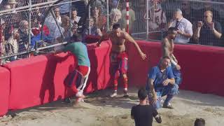 🔵🔴Finale del Calcio Storico ⚜️ fiorentino 2022 AZZURRI contro ROSSI [upl. by Neeron]