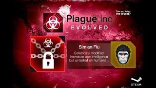 Plague Inc Evolved MrPresident Achievement Guide  Simian Flu [upl. by Ledda]