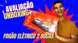 UNBOXING E AVALIAÇÃO FOGÃO ELÉTRICO EASY COOK 2 BOCAS MULTILASER [upl. by Sisto]