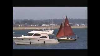 Cornish Crabber Sailing single handed under full sail  Studland Bay England [upl. by Adriana]