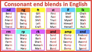 Final consonant clusters [upl. by Roana]