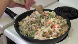 How to Cook Fried Rice With Mixed Vegetables [upl. by Edroi]