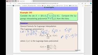 Lecture 61  Lagrange Interpolation Modulo P [upl. by Volotta]