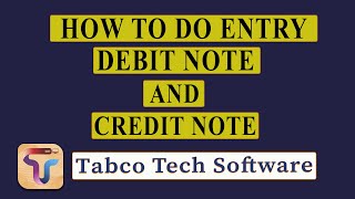 Debit Note Credit Note [upl. by Farrison]