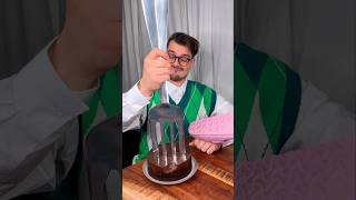 How to eat CHOCOLATE CAKE properly like a dad😎❤️🍰 CHEFKOUDY [upl. by Newell38]