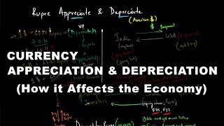 Currency Appreciation amp Depreciation  How it Affects the Economy  Economics [upl. by Arimihc11]