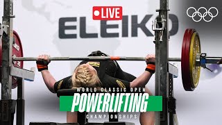 🔴 LIVE Powerlifting World Classic Open Championships  Womens 84kg [upl. by Htenywg]