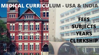 Curriculum of Medical school in the USA vs India [upl. by Vasiliki]