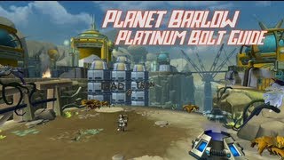 Ratchet amp Clank 2 Going Commando HD  Planet Barlow Platinum Bolt Guide [upl. by Einama]