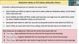 Action on Makeline Delay amp PO Delay Defaulter CEOs [upl. by Kalle603]