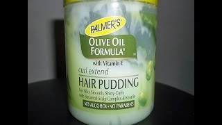 In Depth Review Palmers Olive Oil Hair Pudding [upl. by Gelhar]