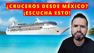 🇲🇽 Cómo reservar cruceros en México en 2024  Royal Caribbean NCL MSC y más [upl. by Nosaes]