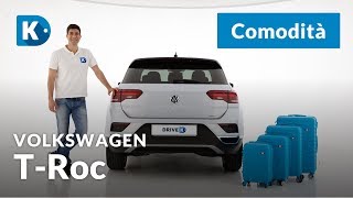 Volkswagen TRoc  4 di 4 comodità  Un SUV compatto può essere spazioso [upl. by Uy]