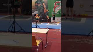 Pam Wheat Biathlon JERK at IUKL World Championship 23 Oct 2021 [upl. by Clarine]