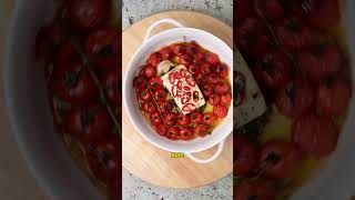 Zoodles with baked feta and cherry tomatoes [upl. by Oidivo]