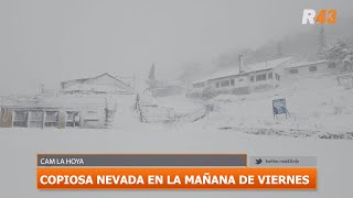 CAM LA HOYA COPIOSA NEVADA EN LA MAÑANA DE VIERNES [upl. by Aileen]