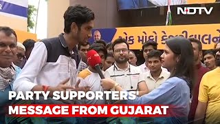 quotPM Modi vs Arvind Kejriwal In 2024quot Say AAP Supporters In Gujarat [upl. by Notnats2]