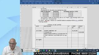 ACCOUNTS TYBCOM 23 24 NLB FOREIGN EXCHANGE LEC5 [upl. by Aynam]