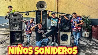 NIÑOS QUE TRABAJAN DE SONIDEROS CON SU PROPIO AUDIO [upl. by Harlin]