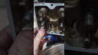 Collapsed lifter on a chevy corvair sbc gm mechanic automobile automotive [upl. by Regen]