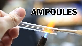 How to make ampoules from glass test tubes [upl. by Hcra]