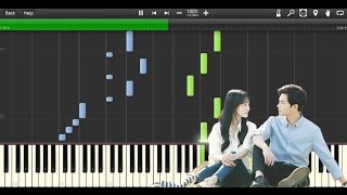 微微一笑很倾城 《下一秒》 A Smile is Beautiful OST  Love O2O Piano SynthesiaSheetTutorial [upl. by Mauretta568]