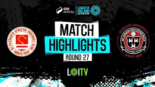 SSE Airtricity Mens Premier Division Round 27  St Patricks Athletic 00 Bohemians  Highlights [upl. by Nyssa]