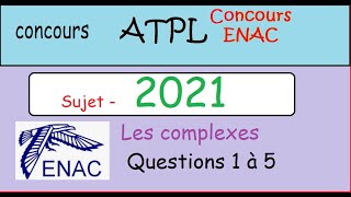 ComplexesConcours Enac ATPL 2021 ex1 a 5 [upl. by Yellek]