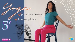 Des exercices simples pour mobiliser les épaules et les omoplates à la maison sur une chaise [upl. by Lemar]