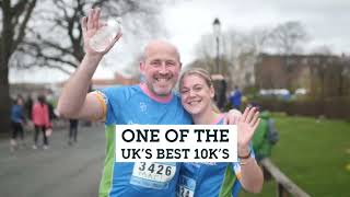 2022 MBNA Chester 10K Highlights [upl. by Darnoc277]