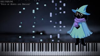 DELTARUNE  quotField of Hopes and Dreamsquot Piano Tutorial [upl. by Eirrej]