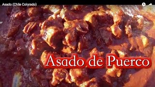 Asado Chile Colorado [upl. by Nedearb]