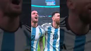 Lionel Messi nach dem WM Sieg gegen Frankreich 😂 [upl. by Ahsyia]