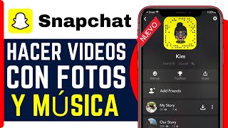 Como Hacer Videos En Snapchat Con Fotos Y Música  En 2024 [upl. by Cychosz]