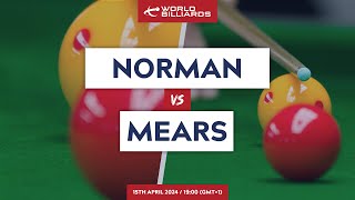 Gary Norman v Ryan Mears  Group Stages  2024 World Matchplay Championships [upl. by Yecaj766]