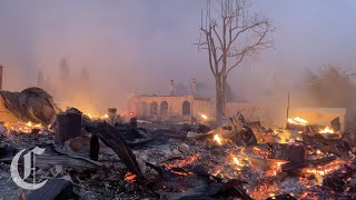 Dixie Fire Tears Through Historic Town of Greenville in Plumas County [upl. by Neitsirk]