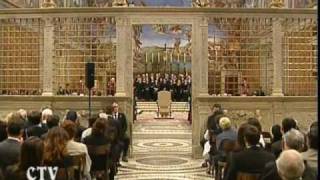 Cappella Sistina  Discorso di Domenico Bartolucci [upl. by Dor]