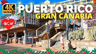 PUERTO RICO Gran Canaria December 2023 Christmas Time 🔴Beach to Punta del Rey Hotel [upl. by Nayd]