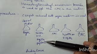 Cellulase producing microbe cellulose degradation practical [upl. by Eseila]