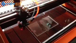 Acrylic laser engraving and cutting machine 6040 [upl. by Netta]