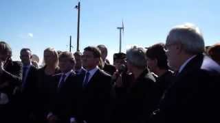 RéveilFM Larchitecte Rudy Ricciotti parle à Manuel Valls du Mémorial de Rivesaltes [upl. by Leirbma903]